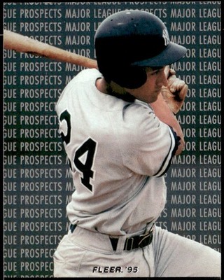 1995 Fleer #7a Derek Jeter Major League Prospects E1