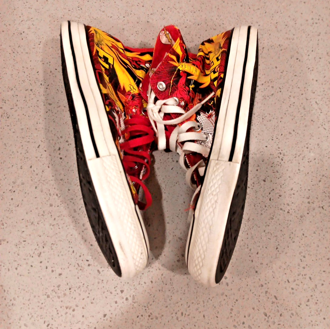 Converse All Star Chuck Taylor DC Comics The Flash Men’s Size 12 thumbnail 8