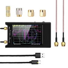 4" LCD Screen 50KHz-1.5GHz NanoVNA-H4 Network Antenna Analyzer Vector UHF HF VHF