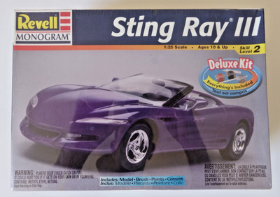 Revell 1:25 Sting Ray II #85-6644''Deluex Kit'' Sealed Box 1998