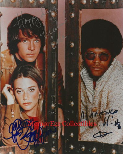 MOD SQUAD Michael Cole / Peggy Lipton +1 SIGNIERTES handsigniertes 8x10 Farbfoto - Bild 1 von 1