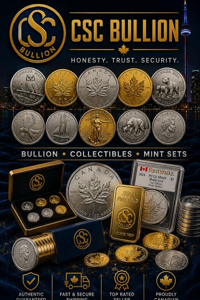 🔥 CSC Bullion's First eBay Live Show!!! | GOLD • SILVER • RCM • $1 STARTS
