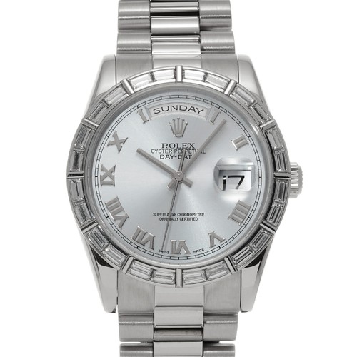 ROLEX Day-Date 118366 Ice blue WATCH 707573