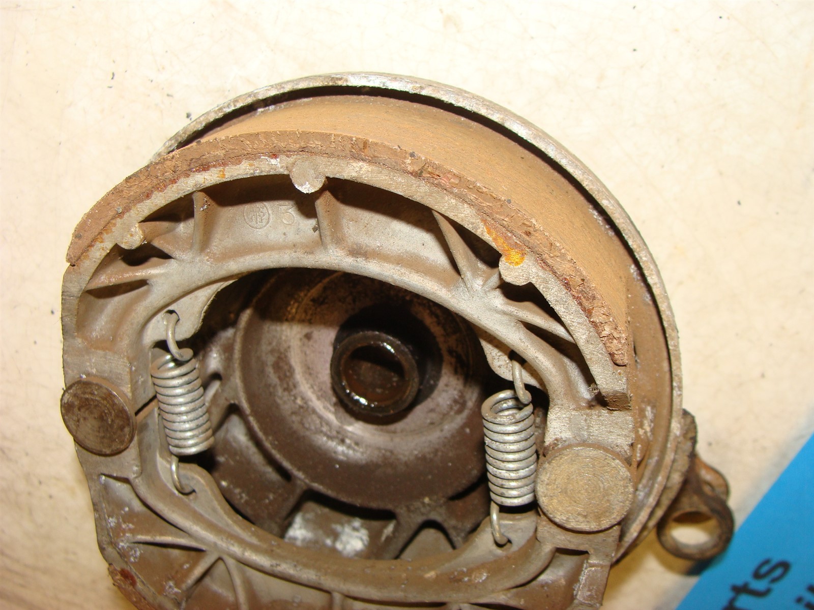 1964 HONDA TRAIL 90 CT200 OEM rear back brake drum hub panel plate arm shoes