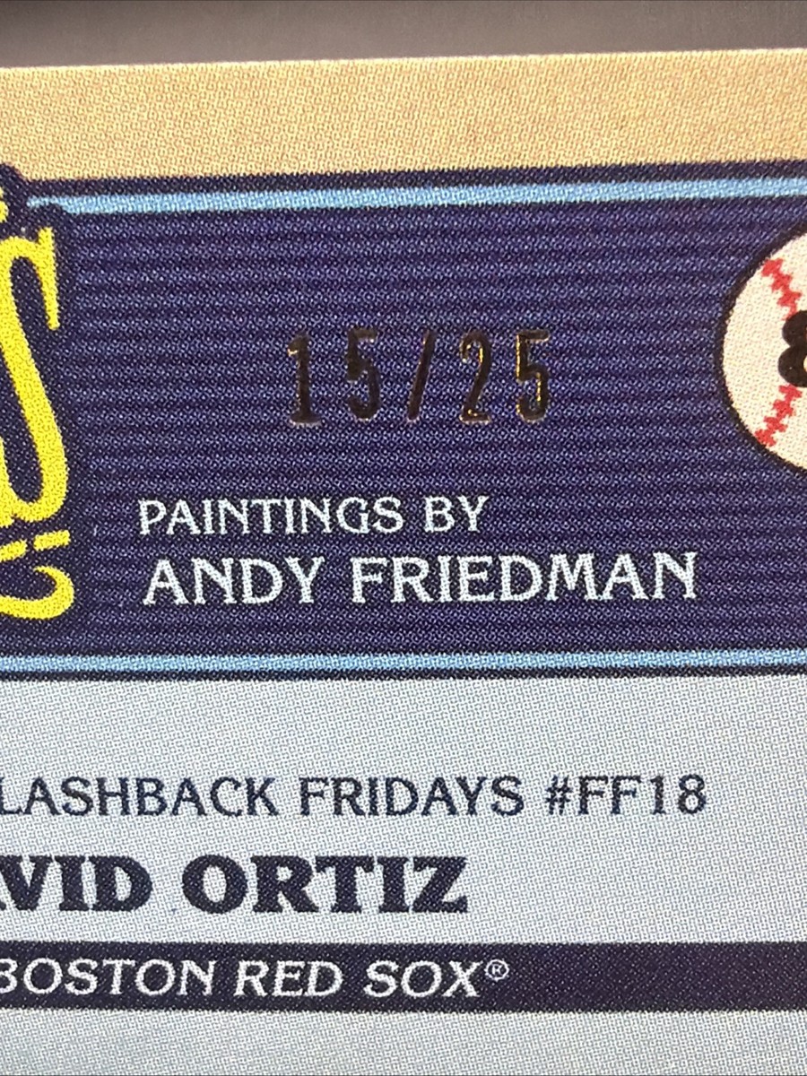 2025 Topps Shoebox Treasures - 2007 Topps Flashback Fridays David