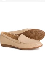 Dansko Lorri Loafers Flat Shoes for Women, Leather Sand 8.5-9
