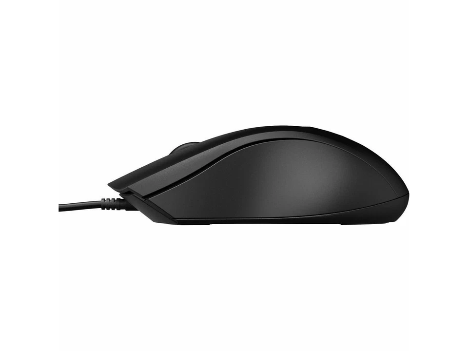 HP Wired Mouse 100 - Optical - Cable - Black - USB Type A - 1600 dpi - Scroll - Image 2 of 4
