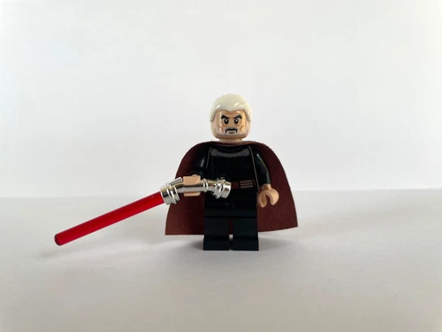 LEGO Count Dooku Minifigure from set 75017 Duel on Geonosis. Excellent Condition