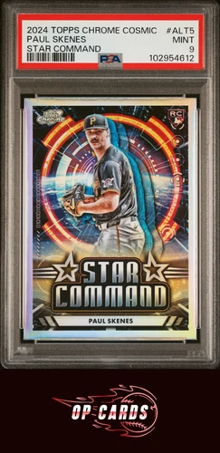 Paul Skenes 2024 Topps Chrome Cosmic Star Command #ALT5 PSA 9 , Free Shipping