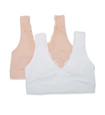 Fruit Of The Loom FT842A Wirefree Bralette - 2 Pack