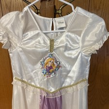 Disney Store Rapunzel Wedding/ Gown/ Pj's Size 7/8 Entangled W/ Slippers
