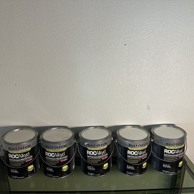 Rust-Oleum 286510 Heat Resistant Coating, Aluminum, 1Gal, Cans Lot Of 5