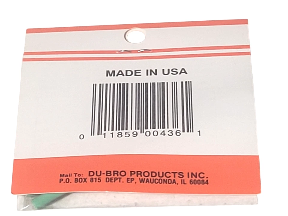 Tubo termorretrátil Du-Bro 436 diâmetro 3/32" - NOS - Imagem 2 de 2