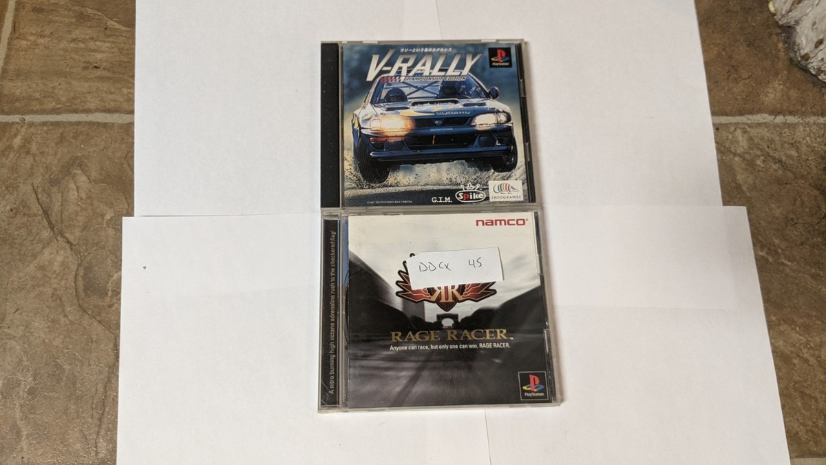 PlayStation 1 Japanese Lot of 2 - V-Rally & Rage Racer - DDcx45 | eBay