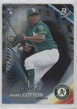 2017 Bowman Platinum Black 8/10 Jharel Cotton #17 10ua