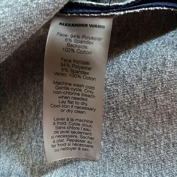 Mini Abito T Alexander Wang Scuba Navy Taglia M