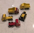 VINTAGE 1970'S MINI 5" TONKA PRESSED STEEL TRUCK TRACTOR LOT (5)