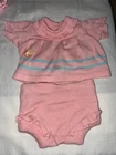 Vintage Cabbage Patch Kids/Doll Clothes  Pink Duck Dress (235)