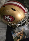 Joe Montana Signed Full Size Replica Helmet W/ Photo Proof