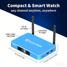 2026 SuperBox S6 Max - 1 Year Official Warranty - Best Rated Streaming Media