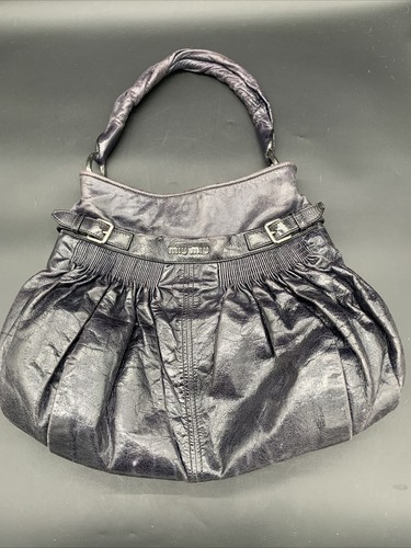 MIU MIU 90s silver mini 堅 tote bag