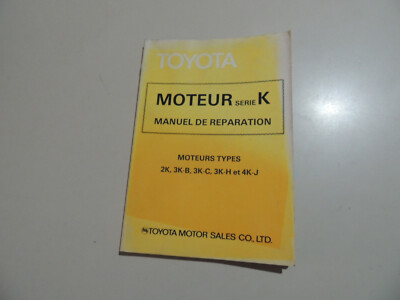 10.1978 Moteur 1,0 1,2 1,3L Toyota 1000 Lite Ace Corolla E30 KE 20 30 35 36 50