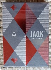 JAQK Cellars red playing cards deck Theory11 - new/sealed