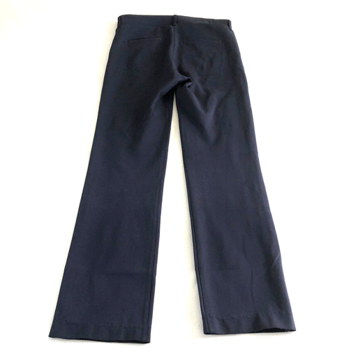 Betabrand Womens Pants Sz M Blue Stretch Straight Pockets Dress or Yoga - Picture 4 of 11