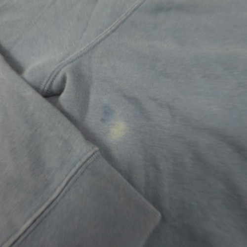 Nike Jumper Kids MEDIUM Blue Long Sleeve Crew Neck fleece Double Swoosh Size M - Picture 4 of 11