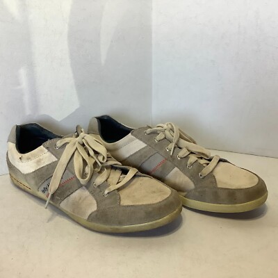 Men's HH Helly Hansen Faerder Seilasen Collab Sailing Shoes Size 12 White/Gray