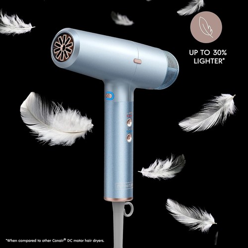Conair - InfinitiPRO DigitalAIRE Hair Dryer - Powder Blue - Picture 5 of 7