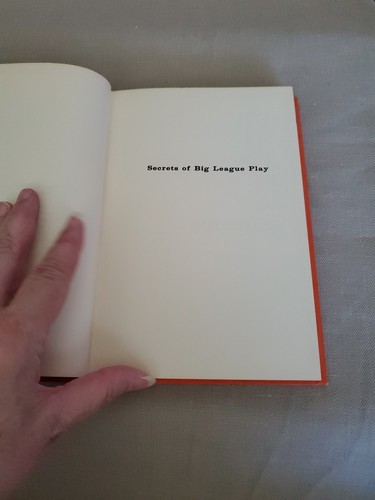 SECRETS OF BIG LEAGUE PLAY by Robert Smith (HC, 1965 Baseball) - Picture 9 of 14