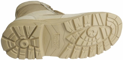 Desert Army Combat Patrol Boots Tactical Military Work Tan Jungle Suede 909 - Picture 4 of 4