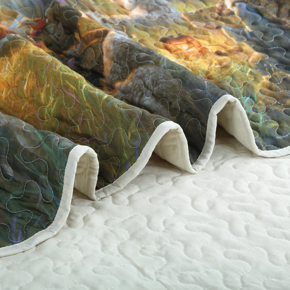 Virah Bella - Nativity Scene - Lightweight Quilted Throw Blanket 50"x60" - Image 3 of 4