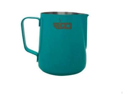 620274  Edo Barista Blue/Teal Stainless Steel Milk Steaming Pitcher 600ml / 20oz