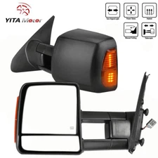 Power Heated Tow Mirror for 2007-2017 Toyota Tundra 08-17 Sequoia w/ Turn Signal