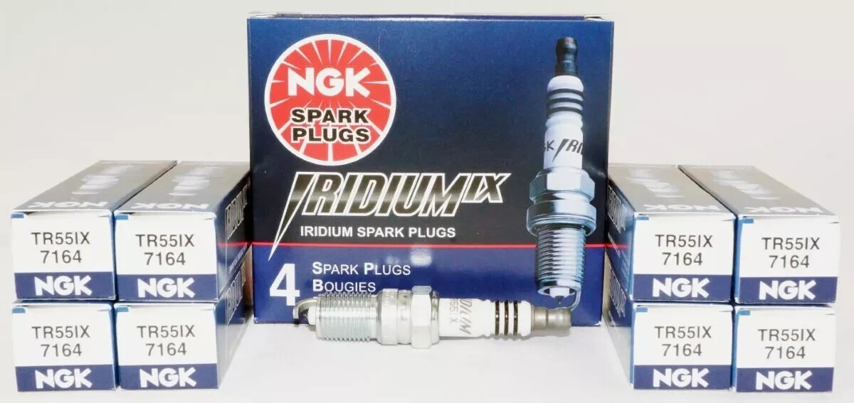 Set of 8 NGK Iridium IX Spark Plugs 7164 TR55IX