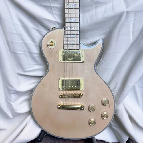 LP Electric Guitar Mahogany Body， Maple Neck, Gold Hardware