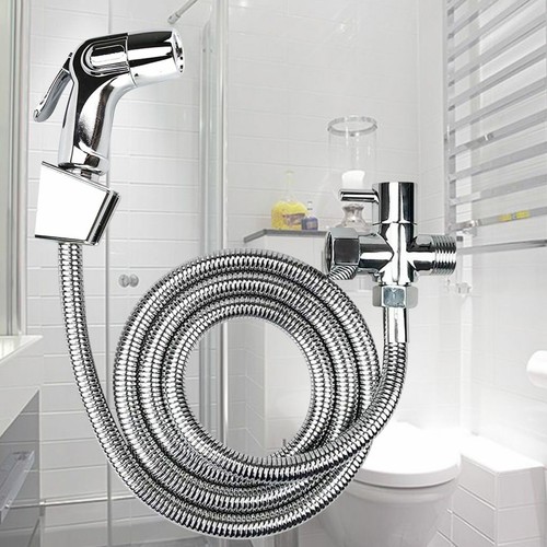 Kit de cabezal de ducha pulverizador de baño Shattaf de mano de acero inoxidable para bidé - Imagen 58 de 58