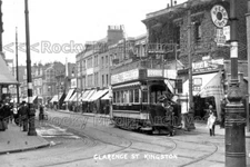 Qkk-20 Kingston Tram, Clarence Street, Surrey, London 1916. Photo