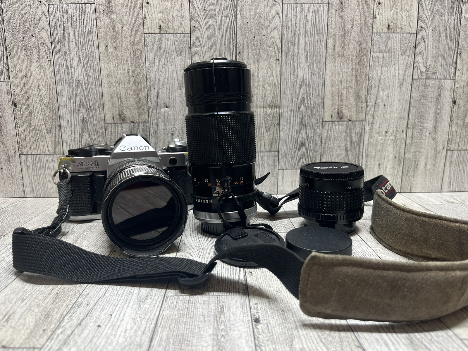 For parts CANON AE-1 FD 50mm SLR Film Camera Plus