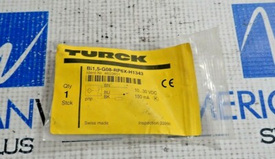 TURCK Bi1,5-G08-RP6X-H1343 INDUCTIVE PROXIMITY SENSOR QTY 1 STICK IN BAG