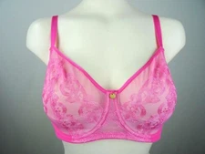 Natori 734097# True Decadence Full Figure Unlined Underwire Bra US Size 30 DDD