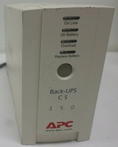 Apc Cs 350 Back Ups 350va Power Supply Battery Backup Apc Bk350 No Batteries Ebay