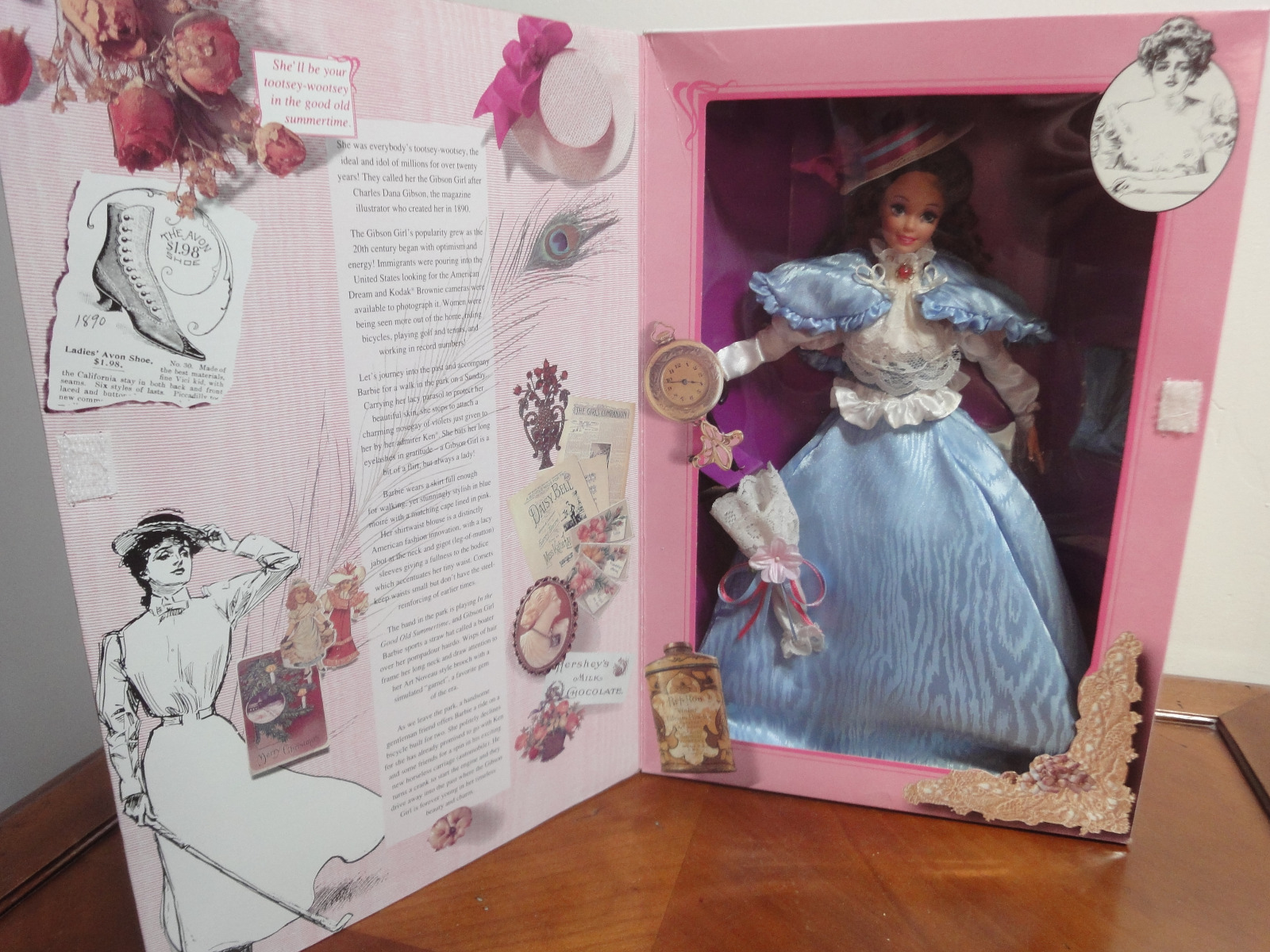 Barbie Gibson Girl poupée rétro pour décoration intérieure de salon chic