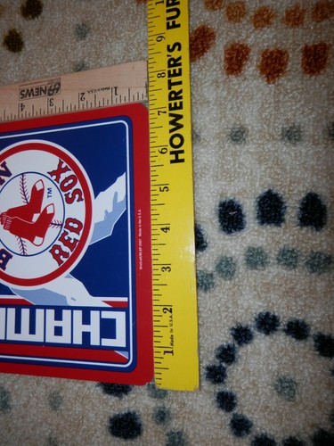 Boston Red Sox wall sign & license plate lot vtg new 2007 World Series Champs - Picture 5 of 8
