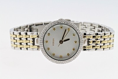 FOSSIL Olive White Dial Stainless Steel Bracelet Ladies Watch ES3505