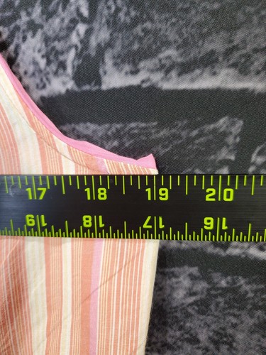 Anthropologie Visayas Combinaison Femme Medium Orange Rose Blanc Breezy Costal Boho - Photo 9/17