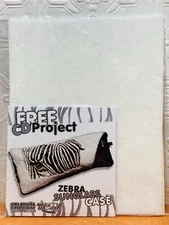 Zebra Sunglass Case CD Project Oklahoma Embroidery Supply Design OESD NEW
