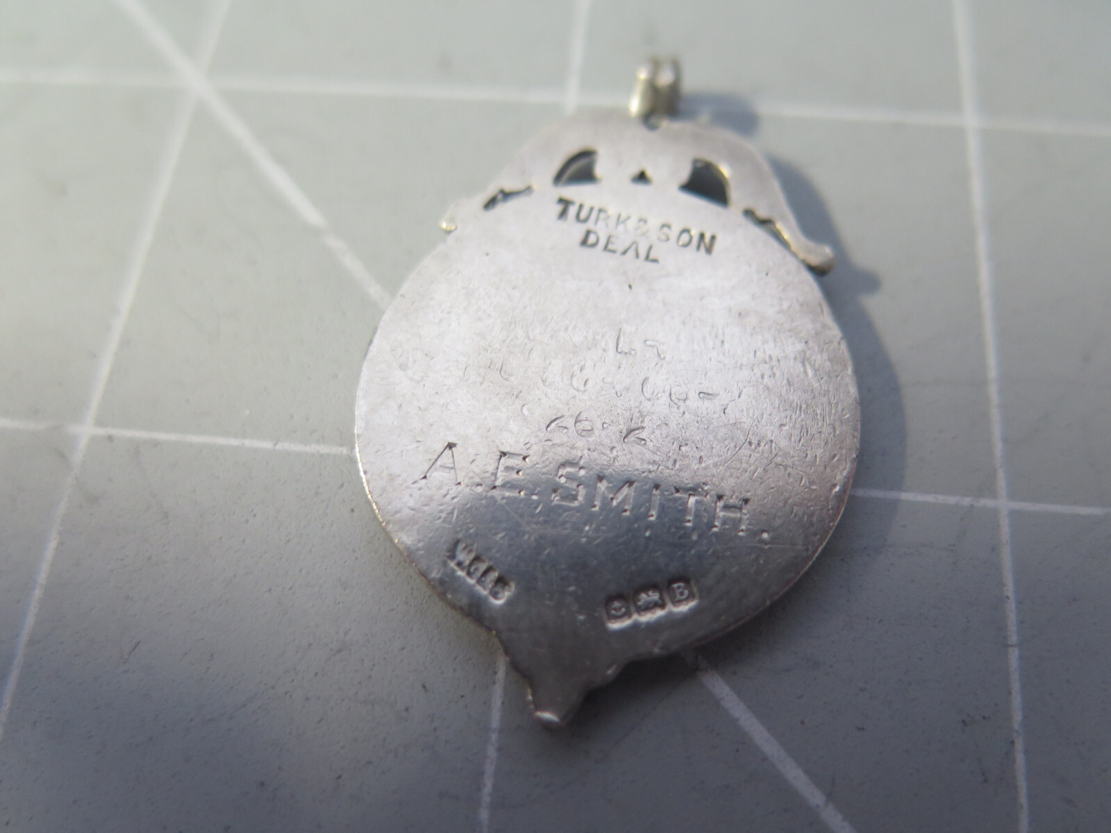 Silver Pocket watch fob eBay